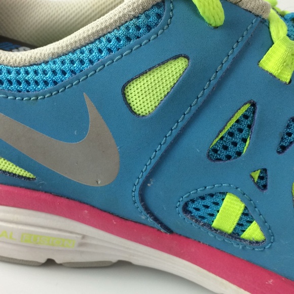 Nike Dual Fusion Run 2 Size 5.5y 599793-401 - Picture 5 of 7